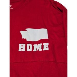 EXIST Washington HOME Red Long Sleeve Spirit Jersey Style Shirt‎ XL /0131